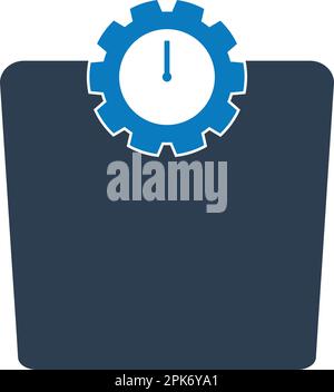 Weight scale icon. Flat style vector EPS. Stock Vector