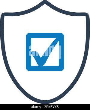 Shield Icon. Flat style vector EPS. Stock Vector