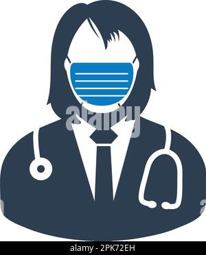 Surgical Operation Icon. Flat style vector EPS. Stock Vector