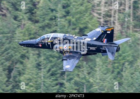 Mach Loop RAF Hawk Stock Photo