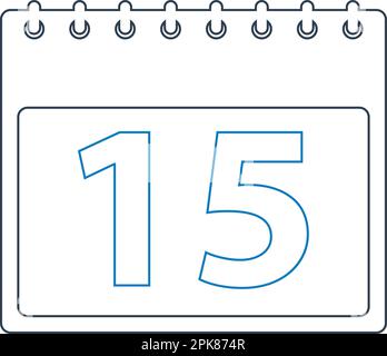 Calendar line Icon. Vector EPS. Stock Vector