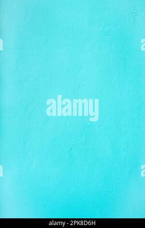 Vertical teal blue green cement wall texture background Stock Photo