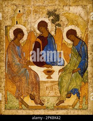 Andrei Rublev, Holy Trinity (Troitsa) 1425-1427 Tempera On Wood ...