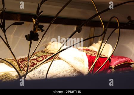 The Body of Pope John XXIII is Preserved in Saint Peter's Basilica, Vatican City Stock Photo