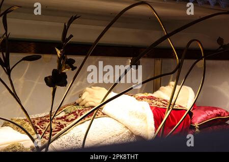 The Body of Pope John XXIII is Preserved in Saint Peter's Basilica, Vatican City Stock Photo