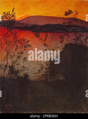 Harald Sohlberg Evening Glow Stock Photo - Alamy