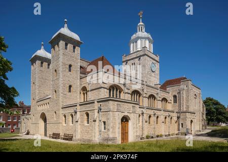 England, Hampshire, Portsmouth, Old Portsmouth, Portsmouth Cathedral Stock Photo