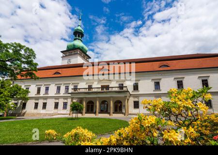 Vsetin (Wsetin), Vsetin (Wsetin) Castle in Zlinsky, Zlin Region, Zliner Region, Czech Stock Photo