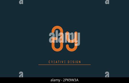 Alphabet letters Initials Monogram logo JY , YJ Stock Vector