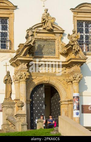 Olomouc (Olmütz), Basilica of the Visitation in Svaty Kopecek (Heiligenberg) in Olomoucky, Olomouc Region (Olmützer Region), Czechia Stock Photo