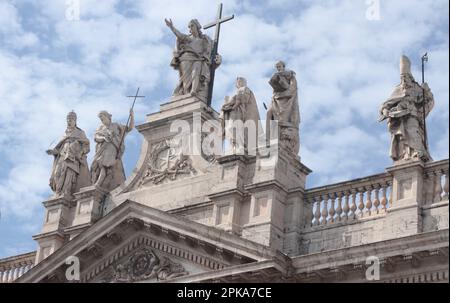 The  Archbasilica of Saint John Lateran in Rome, Italy Stock Photo