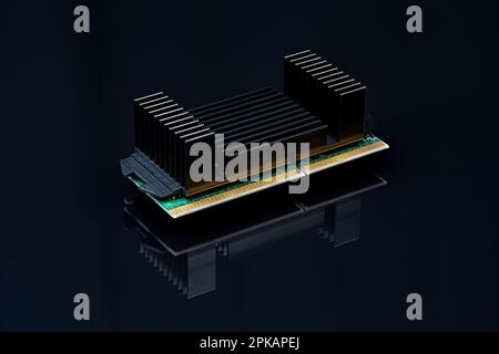 Computer, computer part, processor, fan, focus stacking, macro, large depth of field, PC, component, electronics, computer electronics, CPU, semiconductor, computer technology, central processing unit, processor cooling, main processor, central processing unit, microelectronics, Stock Photo