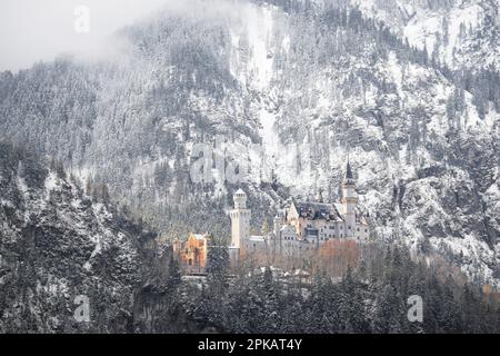 Neuschwanstein Castle Stock Photo