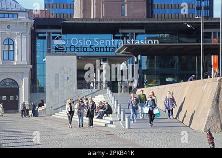 Oslo, Norway, Sentrastation, Central Station Stock Photo