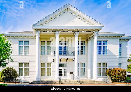 Gulfport City Hall is pictured, April 2, 2023, in Gulfport, Mississippi. The Colonial Revival building was completed in 1906. Stock Photo