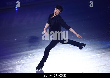 Yokohama Arena, Kanagawa, Japan. 6th Apr, 2023. Yuzuru Hanyu, APRIL 6, 2023 - Figure Skating : Stars on Ice 2023 at Yokohama Arena, Kanagawa, Japan. Credit: Naoki Nishimura/AFLO SPORT/Alamy Live News Stock Photo