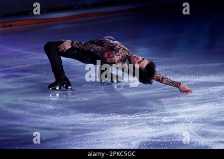 Yokohama Arena, Kanagawa, Japan. 6th Apr, 2023. Shoma Uno, APRIL 6, 2023 - Figure Skating : Stars on Ice 2023 at Yokohama Arena, Kanagawa, Japan. Credit: Naoki Nishimura/AFLO SPORT/Alamy Live News Stock Photo