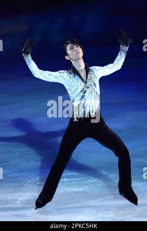 Yokohama Arena, Kanagawa, Japan. 6th Apr, 2023. Yuzuru Hanyu, APRIL 6, 2023 - Figure Skating : Stars on Ice 2023 at Yokohama Arena, Kanagawa, Japan. Credit: Naoki Nishimura/AFLO SPORT/Alamy Live News Stock Photo