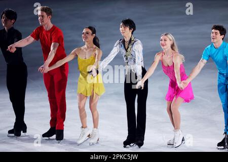 Yokohama Arena, Kanagawa, Japan. 6th Apr, 2023. Yuzuru Hanyu, APRIL 6, 2023 - Figure Skating : Stars on Ice 2023 at Yokohama Arena, Kanagawa, Japan. Credit: Naoki Nishimura/AFLO SPORT/Alamy Live News Stock Photo