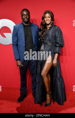 Idris Balogun, left, and Sira Kante attend the GQ Global Creativity Awards  at the Water Street Associates Building on Thursday, April 6, 2023, in New  York. (Photo by Evan Agostini/Invision/AP Stock Photo 