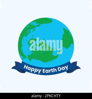 vector happy earth day illustration design Stock Vector