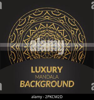 Modern Creative Mandala Design Stock Vector