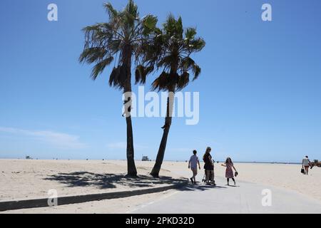 General views of Venice Beach, California, USA. Stock Photo