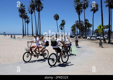 General views of Venice Beach, California, USA. Stock Photo