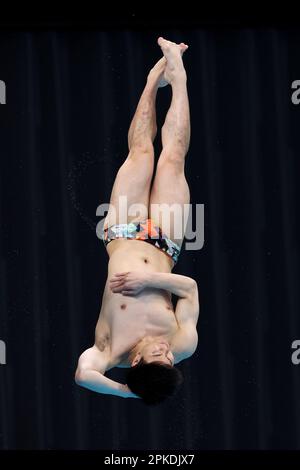 Tokyo, Japan. 7th Apr, 2023. Haruki Suyama Diving : Tsubasa Japan Diving Cup 2023 Men's 3m Springboard Final at the Tokyo Aquatics Centre in Tokyo, Japan . Credit: Naoki Nishimura/AFLO SPORT/Alamy Live News Stock Photo