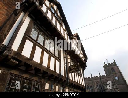 Exterior of Nash's House and New Place in the centre of Stratford upon Avon, Warwickshire, England. Stock Photo