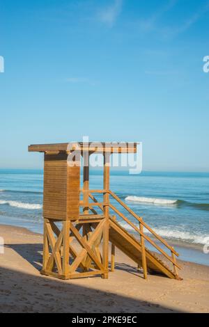 Lifeguard chair. Stock Photo