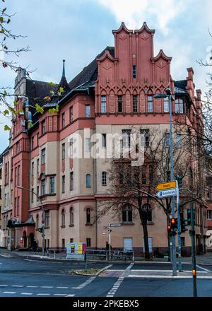 Historic listed apartment building,,Friedrich Wilhelm Platz,Tempelhof-Schöneberg,Berlin Stock Photo