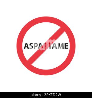 Free aspartame icon symbol simple design Stock Vector