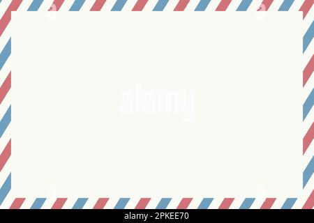 Postcard mail vintage frame background Stock Vector