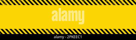 Warning strip road sign background Stock Vector