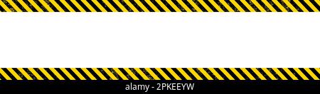 Warning strip road sign background Stock Vector