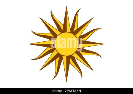 Sun icon symbol simple design Stock Vector