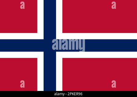 Official national Norway flag background Stock Vector