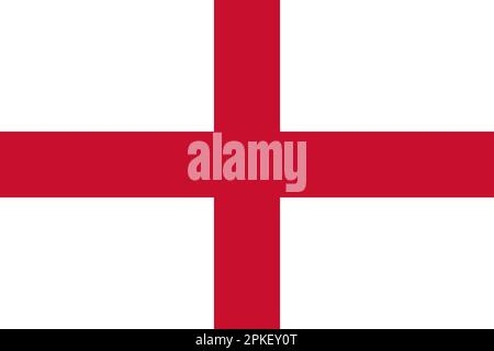 Official national England flag background Stock Vector