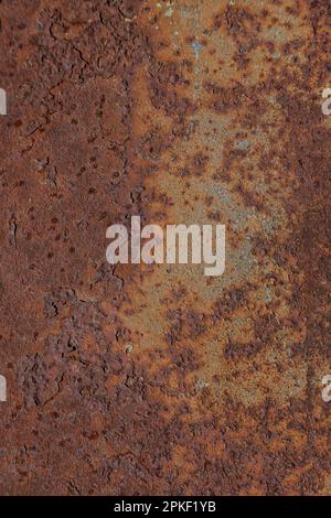 rusty iron. the metal surface is neglected. background image, texture. Stock Photo