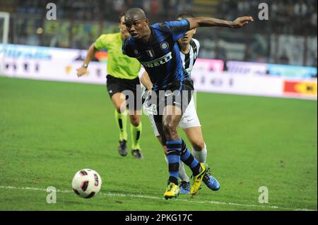 Milan, Italy, 03/03/2010 : Samuel Eto’o during the match Inter Juventus Stock Photo