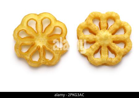 rosette cookie: flower cookie front and back Stock Photo