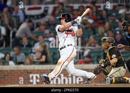 ATLANTA, GA - APRIL 12: Atlanta Braves catcher Sean Murphy #12