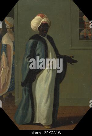 Kisler Aga, Chief of the Black Eunuchs and First Keeper of the Serraglio between 1763 and 1779 by Francis Smith Stock Photo