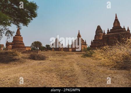 temples of bagan, myanmar. Stock Photo