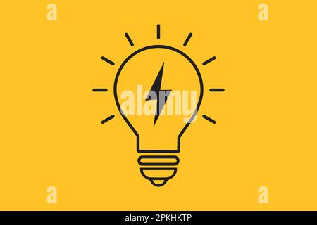 Lightbulb flash icon vector design Stock Vector