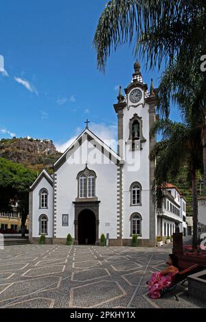 Igreja de Sao Bento Church, Ribeira Brava, Madeira Island, Portugal Stock Photo