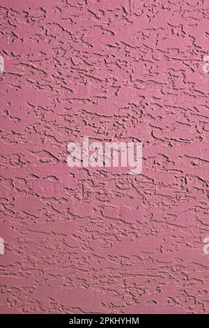 Front view of deep orchid purple colored abstract pattern concrete wall Stock Photo