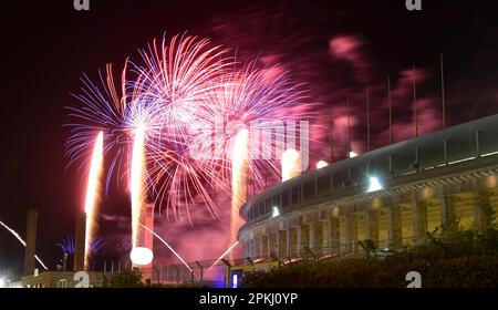 Pyronale, Olympiastadion, Westend, Charlottenburg, Berlin, Germany Stock Photo