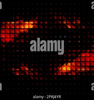 Bright abstract background of overlapping squares with space for your text, vector illustration. Stock Vector